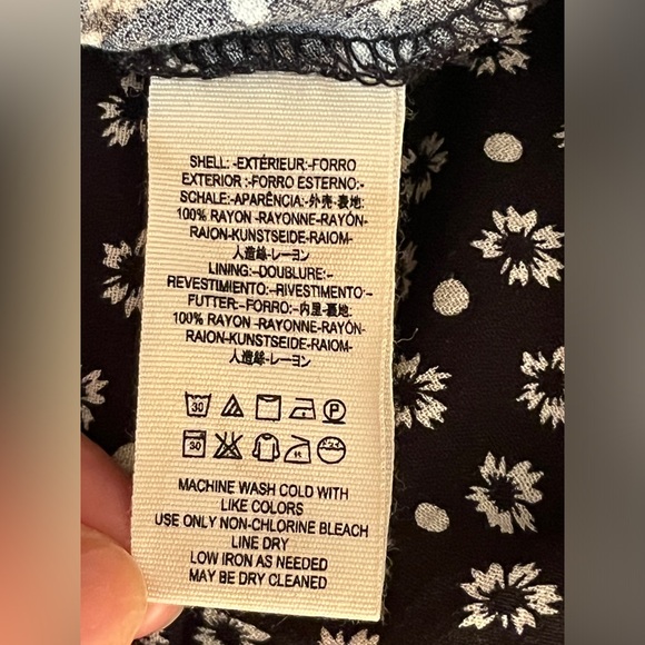 Free People Womens Wonderland Printed A-Line Mini Dress Color Black Size X-Small - Picture 12 of 14